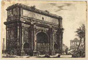 Arco de Septimio Severo de Giovanni Battista Piranesi