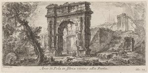 Arco de Pola en Istria