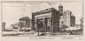 Arco de Septimio Severo de Giovanni Battista Piranesi