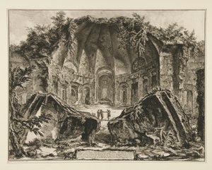 Restos del Templo del Dios Canopus en Adriano de Giovanni Battista Piranesi