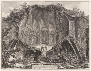 Restos del Templo del Dios Canopus en Adriano de Giovanni Battista Piranesi