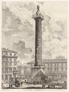 Colonna Antonina (La columna de Marco Aurelio), de Vedute di Roma (Vistas de Roma)