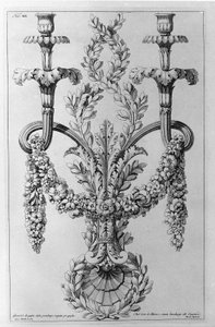Decoraciones. Dibujo de Giovanni Piranesi (conocido como Piranese) de Giovanni Battista Piranesi
