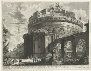 Engelenburcht en Roma Vista del Mausoleo d
