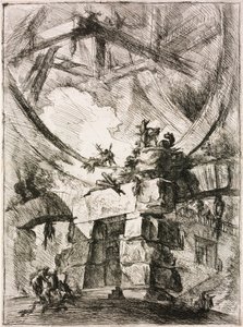 De la serie Las Prisiones Imaginarias Le Carceri dInvenzione de Giovanni Battista Piranesi