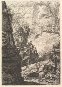 Frontispicio: Prima Parte di Architetture e Prospettive, Roma, ca. 1750