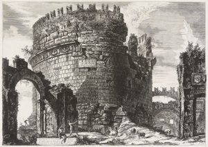 Tumba de Cecilia Metella de Giovanni Battista Piranesi