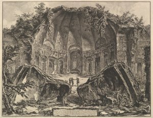 Villa de Adriano: El Canopo Avanzi del Tempio Dio Canopo nella Villa Adriana en Tivo..., ca. 1769 de Giovanni Battista Piranesi