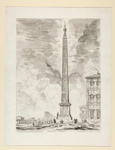 Obelisco egipcio, de Vistas de Roma de Giovanni Battista Piranesi