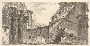 Placa 15: Foro de Augusto de Giovanni Battista Piranesi