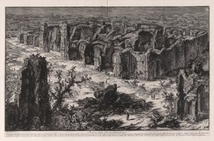 Ruinas de las Termas de Antonino [Termas de Caracalla]), de Vedute di Roma (Vistas de Roma) de Giovanni Battista Piranesi