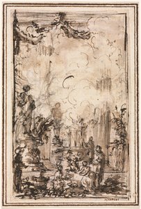 Ofrenda Sacrificial en un Templo de Giovanni Battista Piranesi