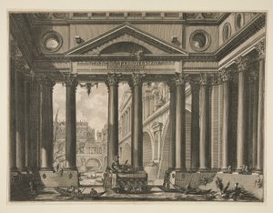 Segundo Frontispicio del Volumen IV de Le Antichit? romano de Giovanni Battista Piranesi