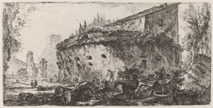 Sepulcro de la familia de los Escipiones de Giovanni Battista Piranesi
