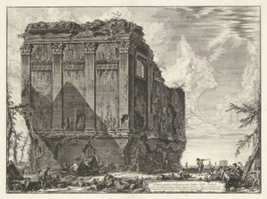 Tempel van Salus bij Roma Antiguo templo comúnmente conocido como della Salute en la Via d