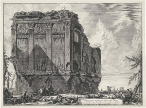 Tempel van Salus bij Roma Antiguo templo comúnmente conocido como della Salute en Via d