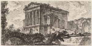 Templo de Clitumno entre Foligno y Spoleto de Giovanni Battista Piranesi