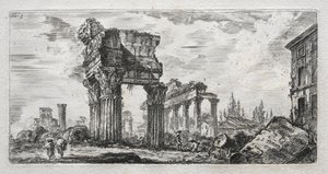 Templo de Júpiter Tonante de Giovanni Battista Piranesi