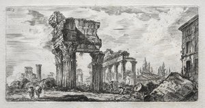Templo de Júpiter Tonante de Giovanni Battista Piranesi