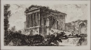 Templo de Clitumnus entre Fulgino y Spoleto de Giovanni Battista Piranesi