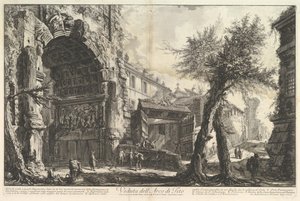 El Arco de Tito, ca. 1760 de Giovanni Battista Piranesi