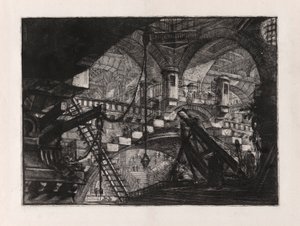 El arco con adorno de concha, placa 11 de Carceri d de Giovanni Battista Piranesi
