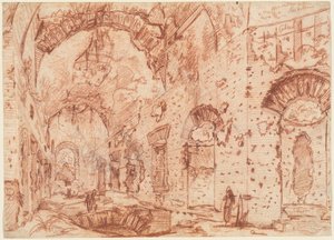 El "Canopo" de la Villa Adriana en Tívoli de Giovanni Battista Piranesi