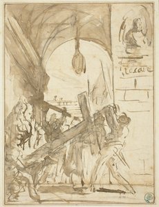 El transporte de la cruz de Giovanni Battista Piranesi
