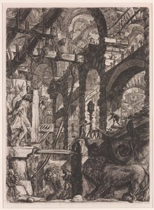 El León Bas-Reliefs de Giovanni Battista Piranesi