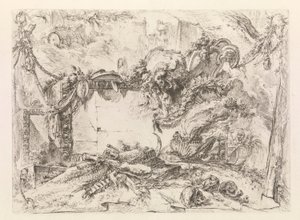 La Tablilla Monumental, de Grotteschi (Grotescos) de Giovanni Battista Piranesi