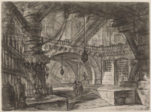 El muelle con cadenas de Giovanni Battista Piranesi