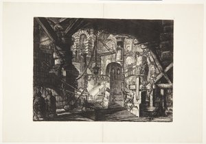 El muelle con cadenas de Giovanni Battista Piranesi