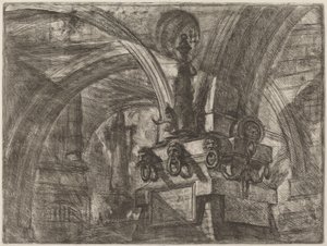 El muelle con una lámpara de Giovanni Battista Piranesi