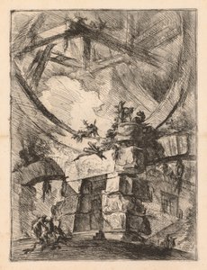 Las Prisiones: Una Puerta de Prisión de Giovanni Battista Piranesi