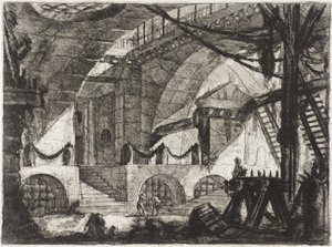 El caballete de aserrar de Giovanni Battista Piranesi