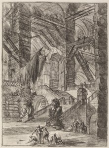 La Escalera con Trofeos de Giovanni Battista Piranesi