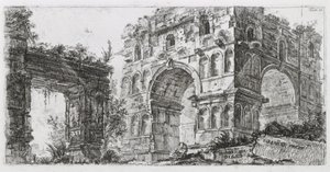 Templo de Diana de Giovanni Battista Piranesi