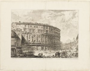 El Teatro de Marcelo, de Vistas de Roma de Giovanni Battista Piranesi