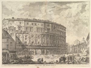 El Teatro de Marcelo de Giovanni Battista Piranesi