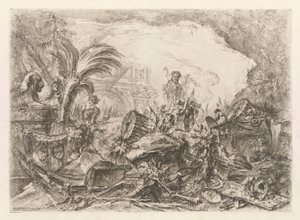 El Arco del Triunfo, de Grotteschi (Grotescos) de Giovanni Battista Piranesi