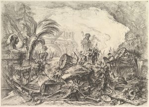 El arco triunfal, de Grotteschi Grotesques, ca. 1748 de Giovanni Battista Piranesi
