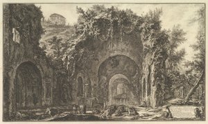 La llamada Gruta de Egeria Veduta della fonte e delle spelonche dEgeria fuor del..., ca. 1766 de Giovanni Battista Piranesi