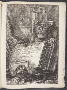 Portada de Giovanni Battista Piranesi