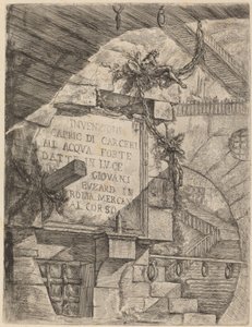 Placa de título de Giovanni Battista Piranesi
