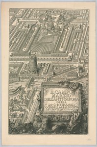 Página de título, "Il Campo Marzio dell