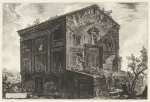 Tombe van Aspasia Annia Regilla te Roma Vista del Templo de Camene (título sobre objeto) Gezichten op Rome (título de la serie) Vistas de Roma diseñadas y grabadas por el arquitecto Giambattista Piranesi Ve (nez) iano (título de la serie)