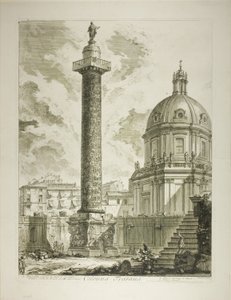Columna de Trajano, de Vistas de Roma de Giovanni Battista Piranesi