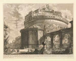 Vista del Mausoleo d de Giovanni Battista Piranesi