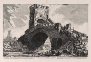 Veduta del Ponte Salario (Vista del Puente Salario), de Vedute di Roma (Vistas de Roma)
