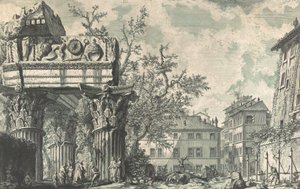 Veduta del Tempio di Giove Tonante, 1740s-60s